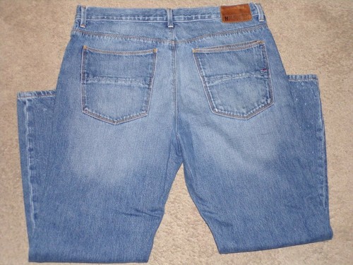 TOMMY HILFIGER CUSTOM STRAIGHT MEN'S JEANS SIZE 36 X 30 NICE | eBay