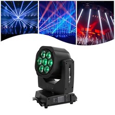 Full RGBW 7 Bee Eye DMX Moving Head Stage Light Beam Zoom Wash Floor Effect 150W