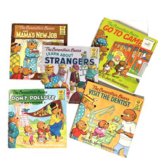 Vintage 80s Berenstain Bears Lot of 5 Softcover Books Random House