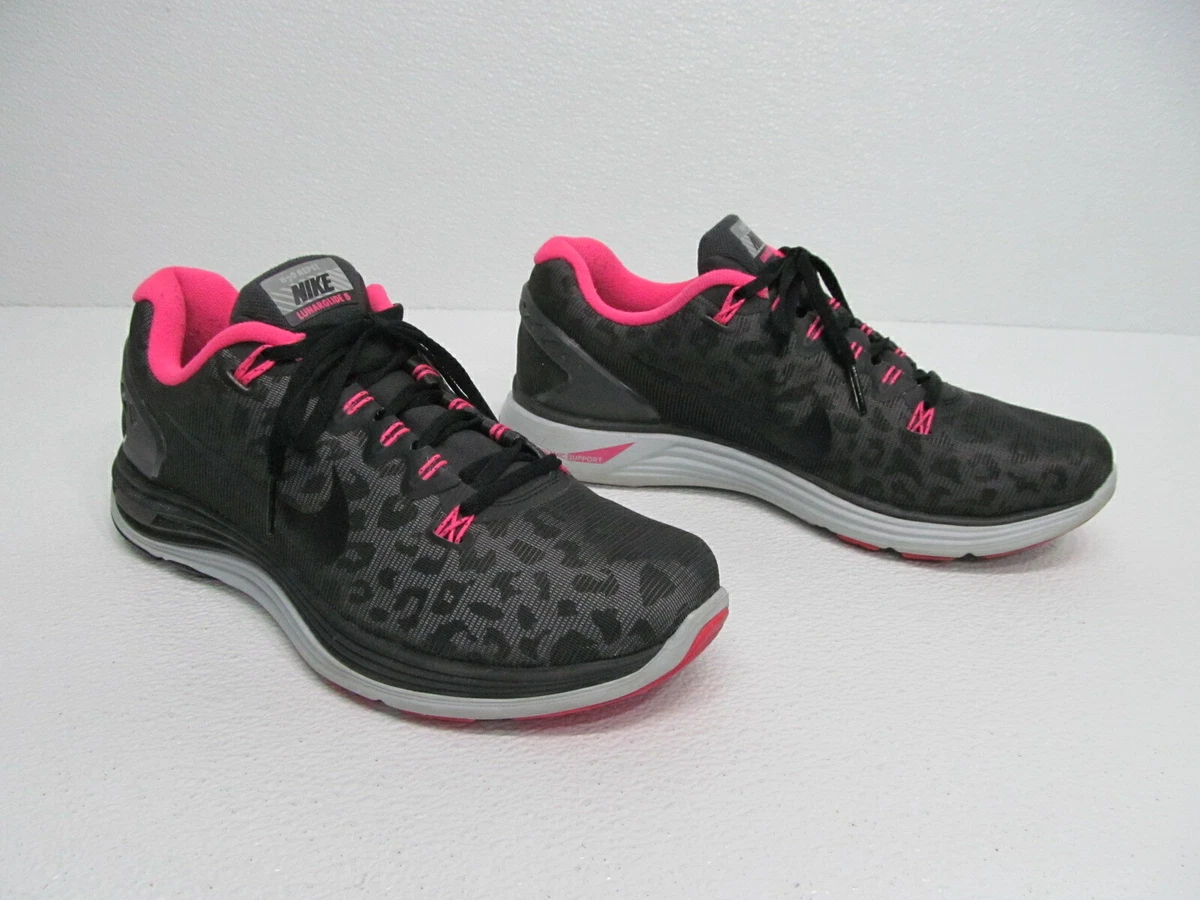 Nike Lunarglide 5 Black Dynamic Support Running Shoes Women&#039;s 8.5M | eBay