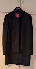 James Lakeland Black Boucle Coat, Size S (uk 10), £179, Rrp £299