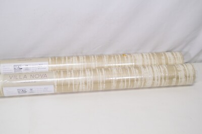 Lot of 2 Rolls of Villa Nova Wallpaper Cortona Lustre W553/01