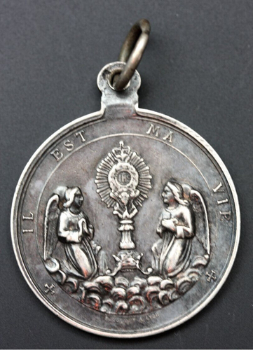 Médaille Religieuse Ancienne XIXe S. - Sainte Philomène, Curé D'Ars, Pauline Jaricot