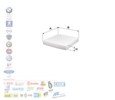 FILTRO ARIA ABITACOLO ANTIPOLLINE FIAT PANDA 500 LANCIA YPSILON 312 0.9 1.2 1.3