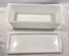 Vintage Tupperware Cheese/Butter Keeper-Holds 2 Pounds #519 & 518. Made In USA