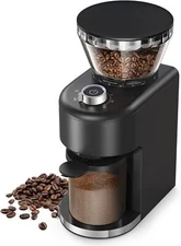 Conical Burr Coffee Grinder Electric with 35 Grind Setting  Espresso Drip Coffee