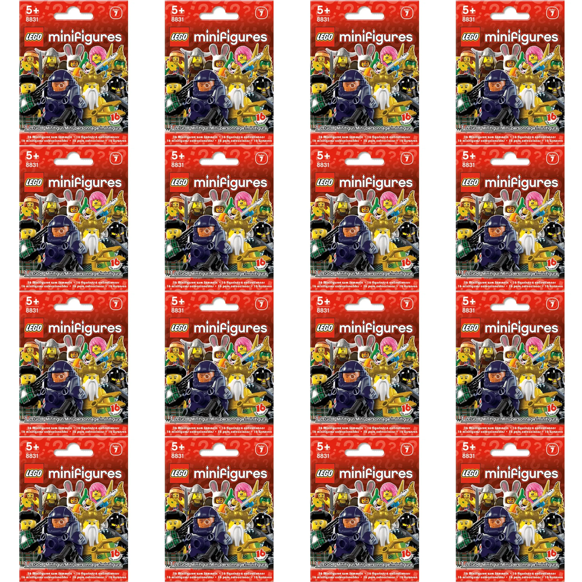 Complete Set of (16) Lego Series 7 Collectible Minifigures