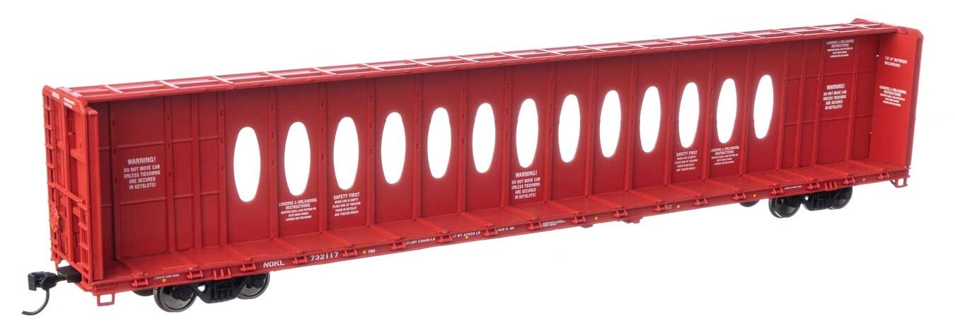 H0 Scale - Walthers 72' Centerbeam Flatcar Northwestern Oklahoma - 50722 Neu