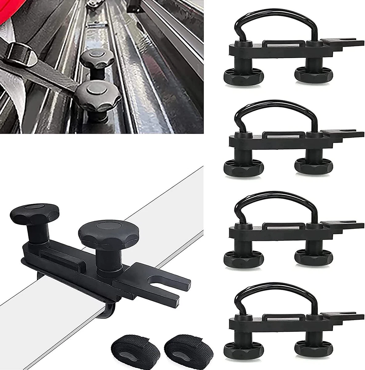 Universal Roof Box U-bolt Clamps Cargo Carrier Roof Rack Bracket