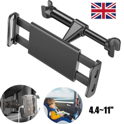 FANGKAI Universal 360 Rotating Car Back Seat Headrest Phone / Tablets Holder Stand UK