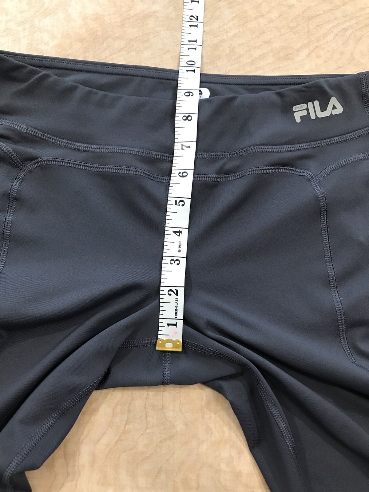 FILA Sport Performance Leggings Donna Crop Capri Grigio Taglia S