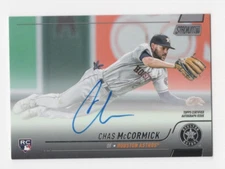 2022 TOPPS STADIUM CLUB BASEBALL AUTOGRAPH RC CHAS McCORMICK HOUSTON ASTROS