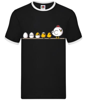 Evolution of Chicken - Herren Klingel - Küken Ostern lustig süß