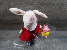 Peppa Pig 10" Plush  3.5" Peppa Pig Family Peppa Squirt Rubber Bath Toy Figure