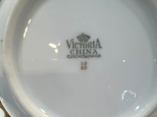 Vintage Victoria Austria Schüssel Schale weiß Ersatz Suppe Salat Snacks Essen - Bild 2 von 9