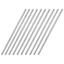 10pcs 4mm x 200mm 304 Stainless Steel Solid Round Rod for RC DIY Craft