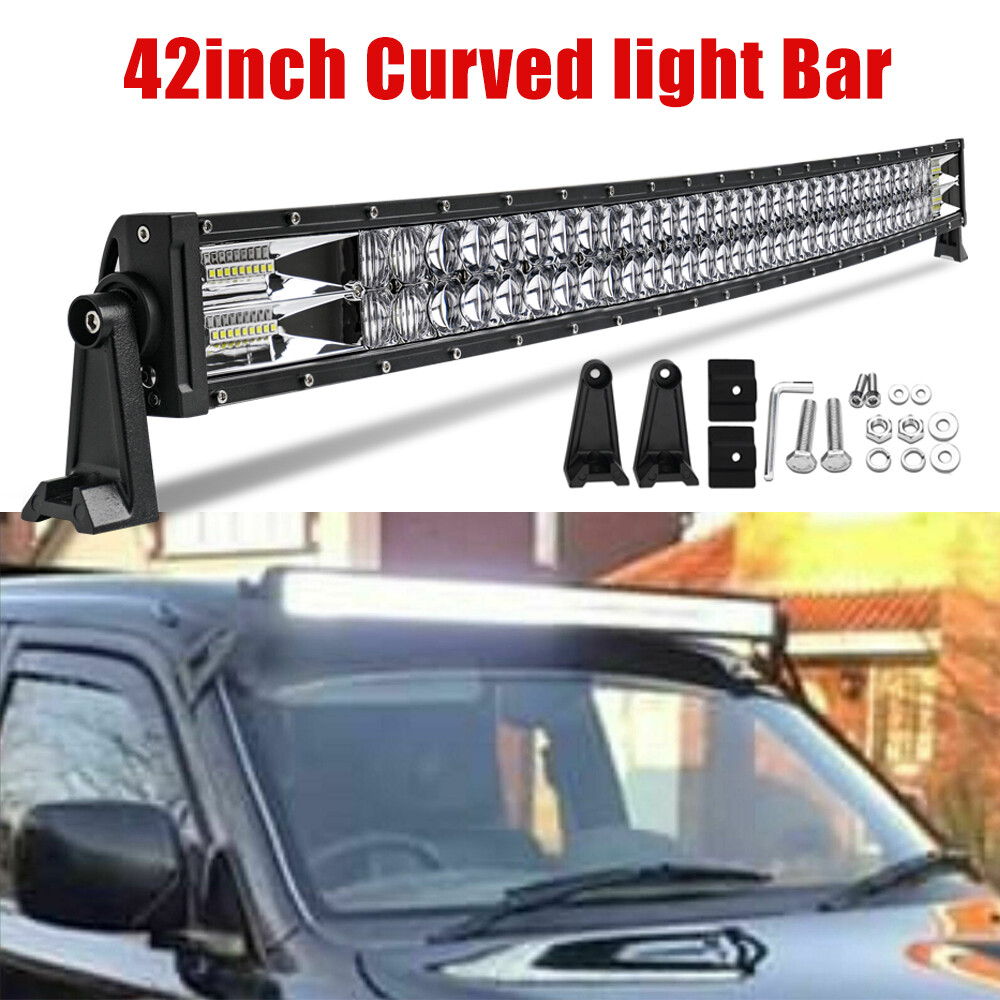 DualRow 42" LED Light Bar Spot Flood Combo fit Mitsubishi L200 K74