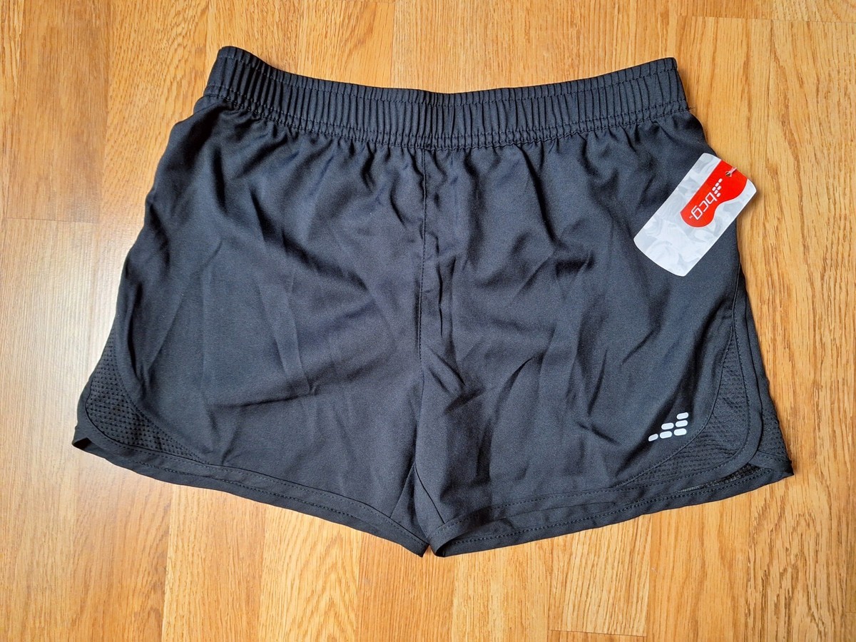 BCG Elastic Band Black Girls Running Shorts Size Large 12-14 New