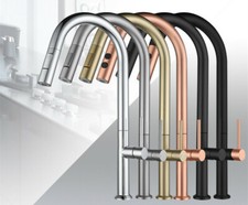 Premium Pull Out Kitchen Faucet Sink Mixer Tap Stainless Steel Constructions