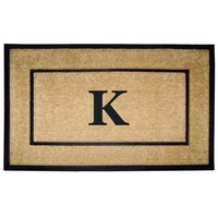 Creative Accents Single Picture Black Frame With Coir Rubber Border Dirt Buster on sale Creative Accents Single Picture Black Frame With Coir Rubber Border Dirt Buster on sale