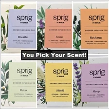 NEW KOHLER Sprig (YOU PICK YOUR SCENT!) Multi-Use Shower Infusion Pod Aroma Oil