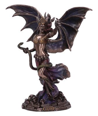Lilith die erste Frau Bronzefigur