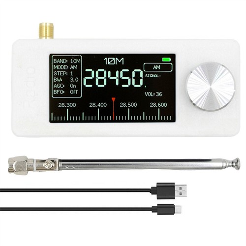 0.5-108 MHz SI4732 Portable Radio LSB USB AM FM Radio Donut WB Antenna - Zdjęcie 21 z 21