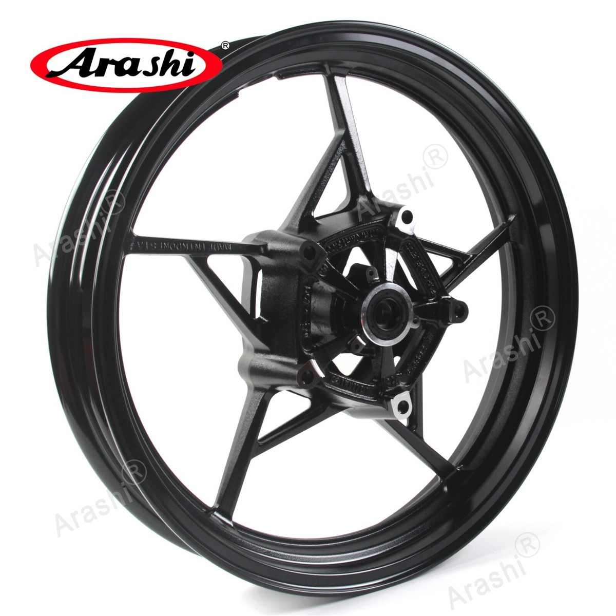 【riページ】 Arashi 17x3'' Front Wheel Rim Fit Kawasaki Ninja 500 R /ABS