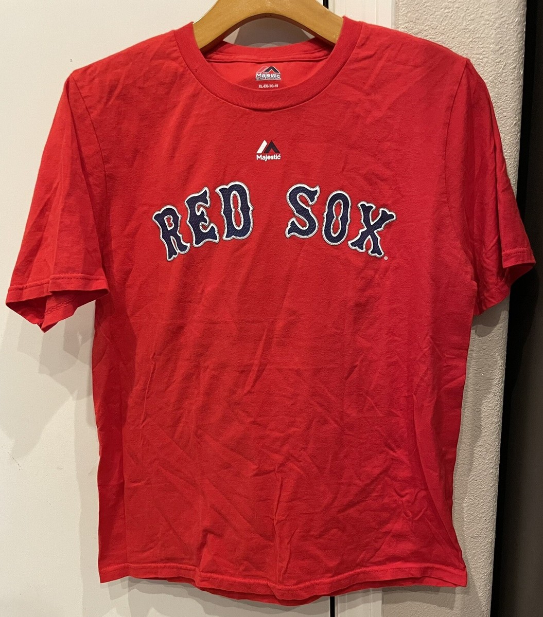 Majestic Boston Red Sox Mookie Betts Jersey Shirt Red Youth