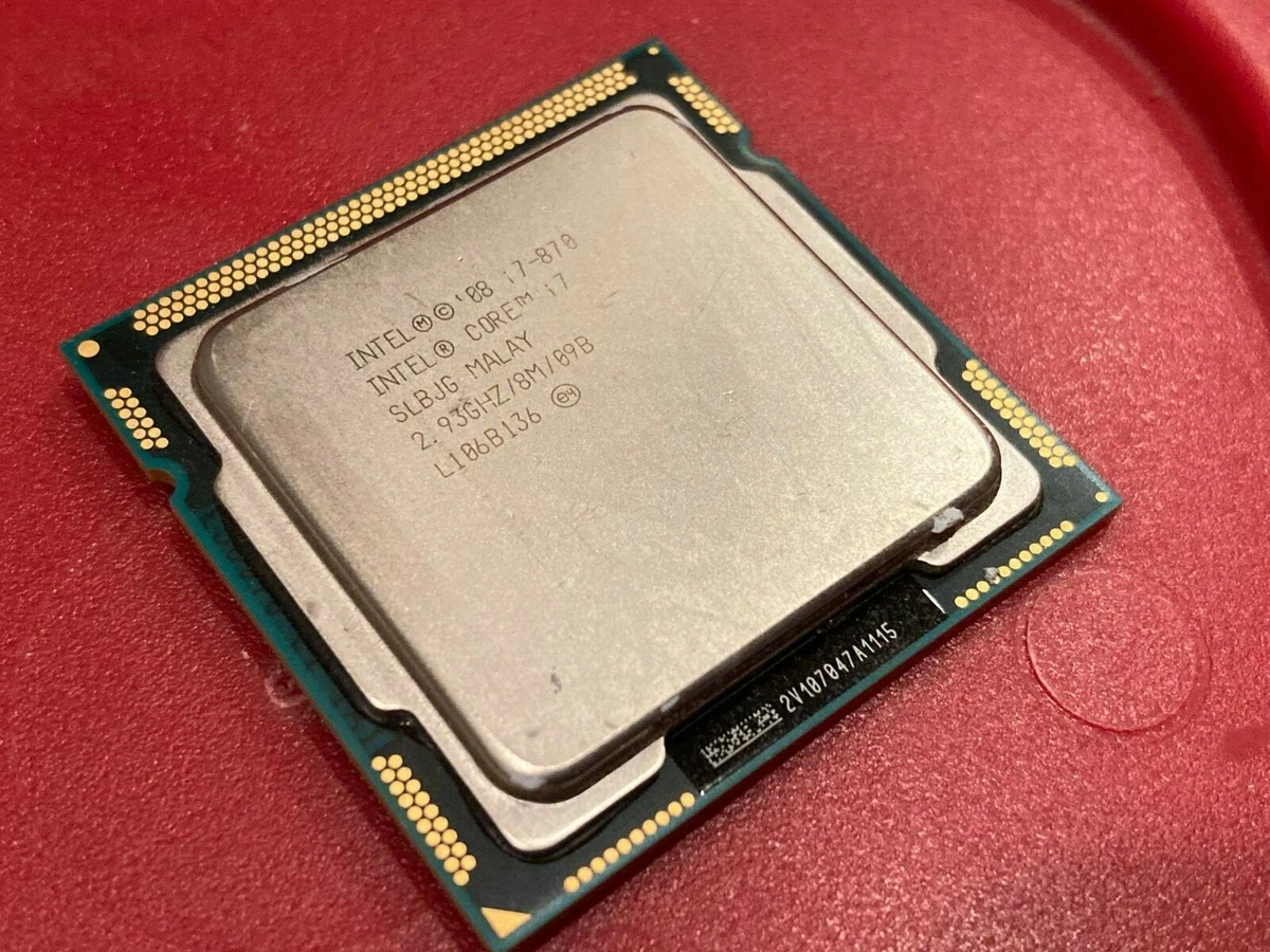 Het kantoor Conciërge Slank Intel Core i7-870 2.93GHz LGA 1156 Socket H Desktop CPU Processor SLBJG | eBay Het kantoor Conciërge Slank Intel Core i7-870 2.93GHz LGA 1156 Socket H Desktop CPU Processor SLBJG | eBay