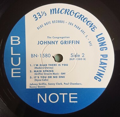 Johnny Griffin The Congregation LP Blue Note BN1580 Jazz