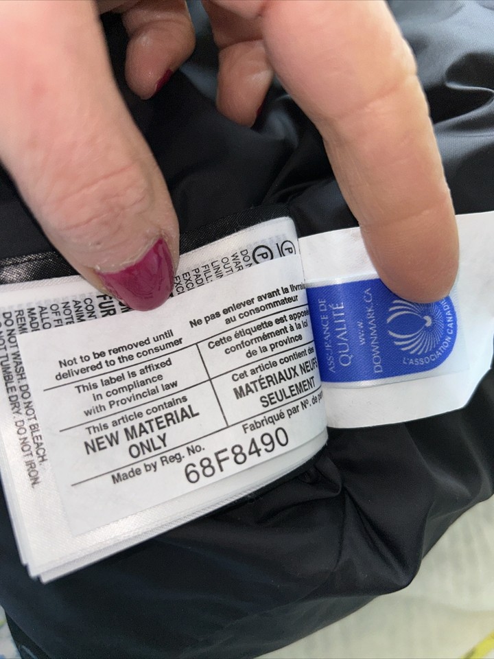 Canada Goose Solaris Women’s Parka Black Coat Size large EUC eBay