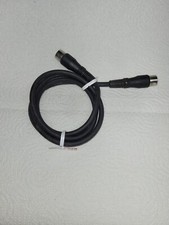 Commodore Vintage Serial Printer Cable 6 pin Black works used