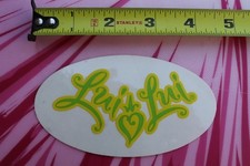 Lui Lui Girls Surf Heart Flower Aloha Girl MISC FEMALE Vintage Surfing STICKER