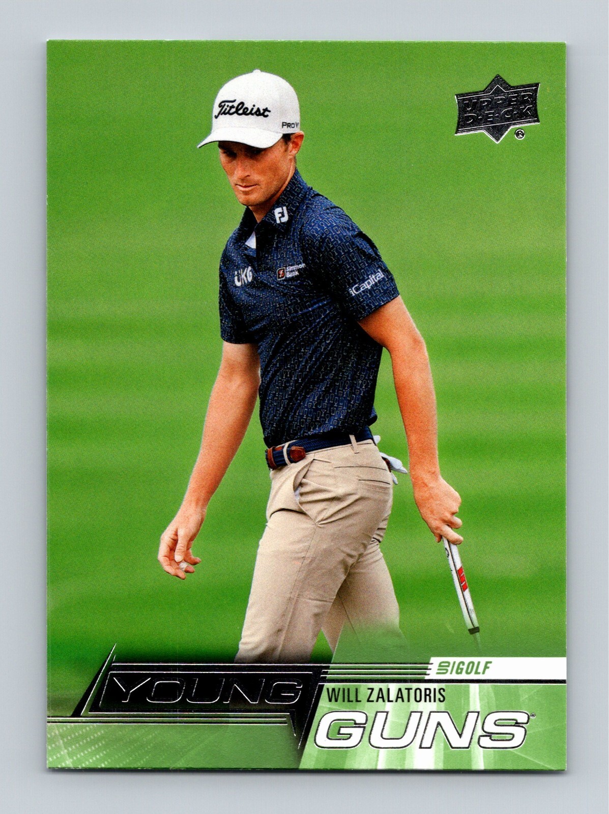 Will Zalatoris 2024 Upper Deck Young Guns Rookie #109 RC NM+