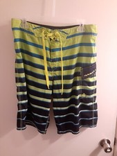 Oakley Men's Multicolored Board Shorts Swimming Trunks Measures 32W/11L