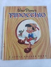 Pinocchio, A Little Golden Book,1948(VINTAGE Walt Disney)
