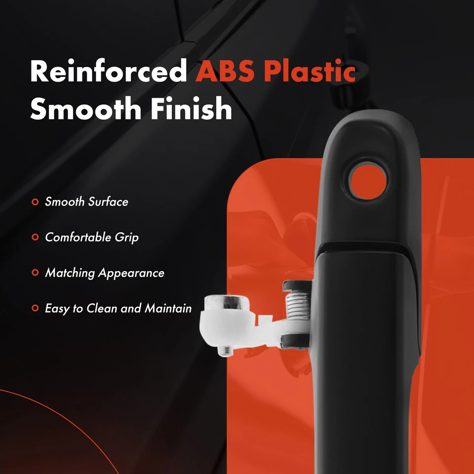 Manija inferior lisa negra del portón trasero con cerradura para Honda CR-V 2002 2003 2004-2006 Foto 4 de 4