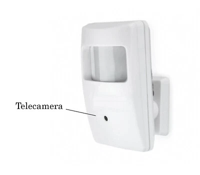 Micro Telecamera HD Sensore Allarme Volumetrico AHD 2Mpx Pir con Infrarossi