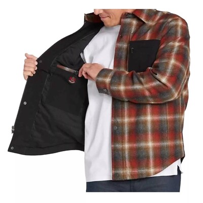 Pendleton  Men's Two Layer Wool Blend Heavyweight Shirt Jacket MEDIUM NWT