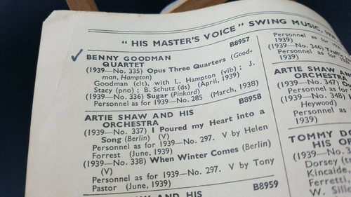 1940 SWING MUSIC Hot Rhythm Records Edgar Jackson HMV 78rpm Band Guide - Picture 6 of 10