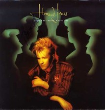 SINGER Howard Jones autograph, signed vinyl record cover SINGER Howard Jones autograph, signed vinyl record cover