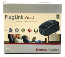 ASOKA PlugLink 9650 Powerline PL9650-ETH Ethernet Adapter NIB