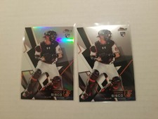 2018 Finest Chance Sisco RC #85 Lot of 2 ( Base & Refractor ) Baltimore Orioles