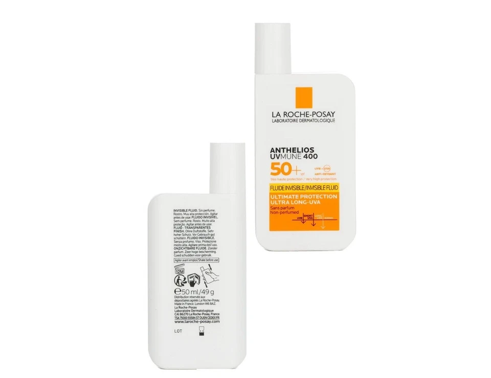 Fluido invisible La Roche Posay Anthelios UVmune 400 SPF50 50 ml / 1,7 oz EXP 01/27 Foto 4 de 4
