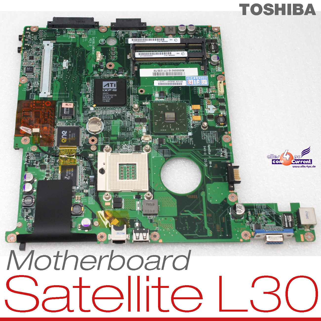 Motherboard Notebook Toshiba Satellite L30 A000009010 DA0BL1MB6D4 Mainboard #032