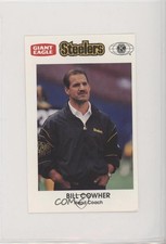 1993 Giant Eagle Pittsburgh Steelers Police Bill Cowher HOF 0q3