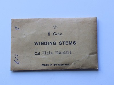 Vintage Watch 1 Gross Winding Stems EB Caliber 1504 Swiss NOS Parts Repair