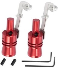 Car Turbo Whistle,2PCS Aluminum Alloy Universal Turbo Sound Exhaust Muffler