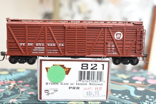 Coche de stock HO-Broadway Limited 821 PRR Pennsylvania RR con sonido Hogs #134642 | Zustand: Used